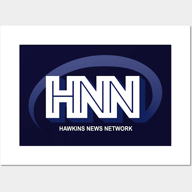 Hawkins News Network Wall Art by familiaritees